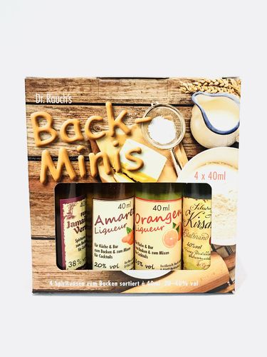 Back-Minis, Destillerie Dr. Rauch, Deutschland, 4 x 40 ml. Packg.