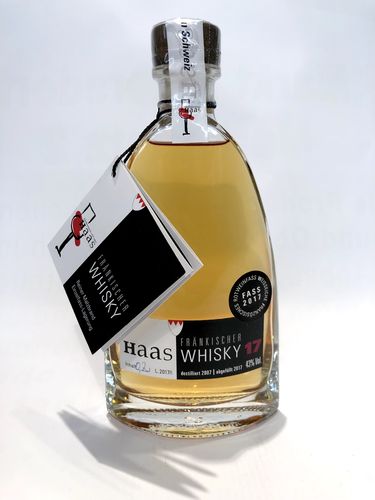 Fränkischer Single Malt Whisky 2017/R, Haas, 43% Vol., 500 ml Fl.