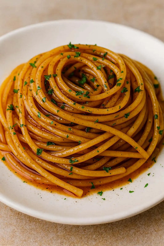 Rezeptidee-Spaghetti-mit-Colatura-di-Alici-Linguine-alla-Cetarese Gourmedici