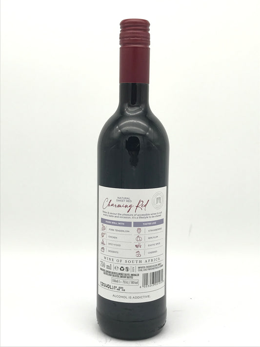 1074neu_Wein Zenzela Charming Red 0,75l  Südafrika, rot 1 Gourmedici