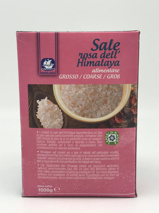 Rosa Kristallsalz aus Pakistan, grob, 1 kg Packg. Spagnol Group S.r.l.