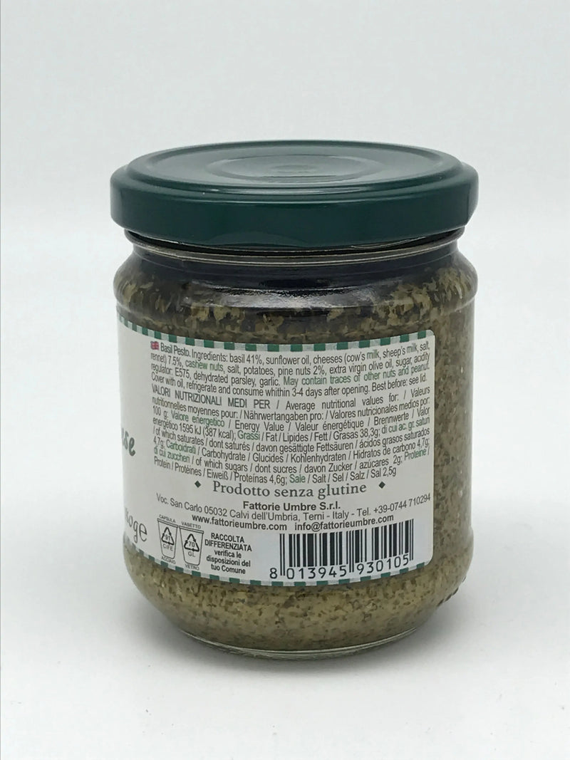 Pesto alla Genovese, 180g Glas Fattorie Umbre s.r.l.