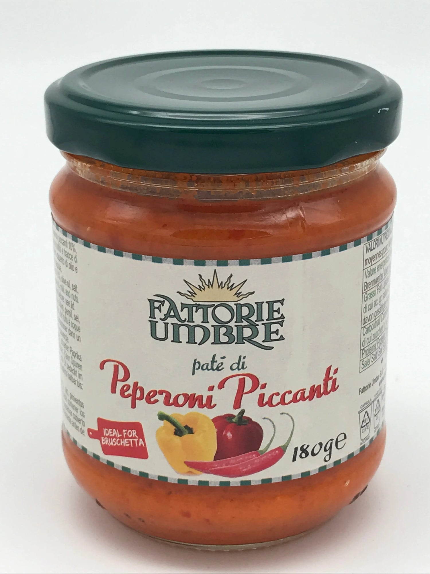 Paté di Peperoni Piccanti, 180 g Glas Fattorie Umbrie s.r.l.