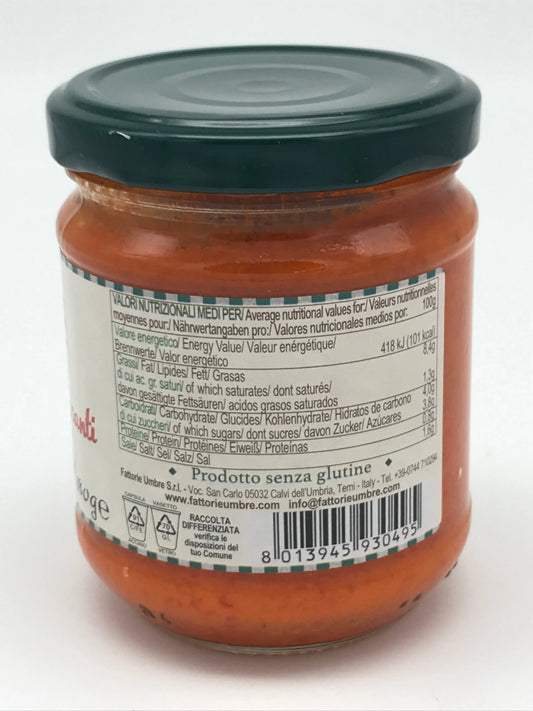 Paté di Peperoni Piccanti, 180 g Glas Fattorie Umbrie s.r.l.