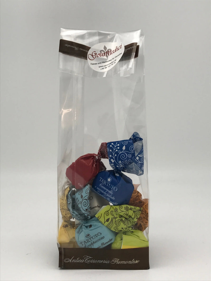 Tartufi Dolci – gemischte Trüffelpralinen im Geschenkbeutel, 110 g Antica Torroneria Piemontese