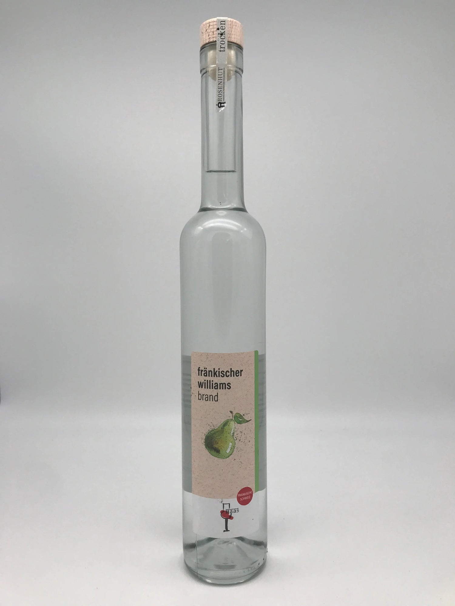 Fränkischer Williamsbrand 40% Vol. 0,5 l Flasche Haas