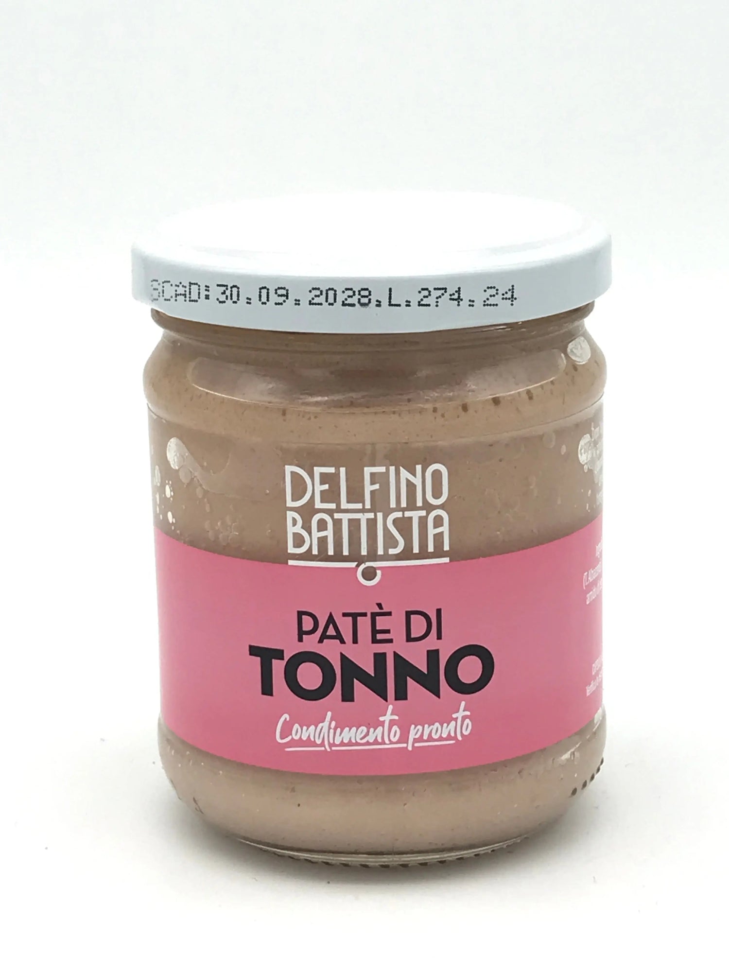 Paté di tonno, Thunfischcreme, NETTO 200 g Glas Delfino Battista Srl
