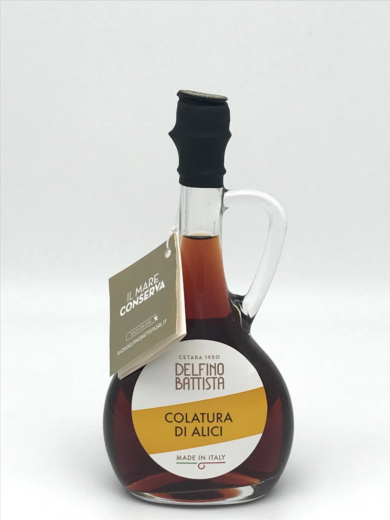 Colatura di Alici, Würzsauce aus Sardellen, 100 ml Flasche Delfino Battista Srl