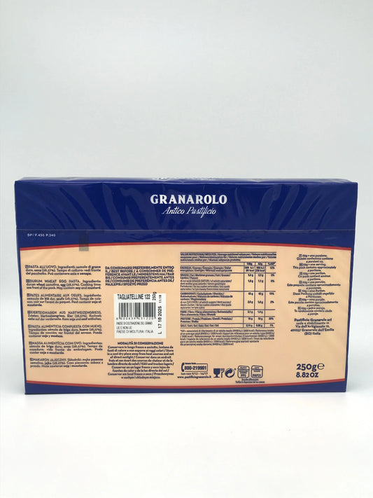 Tagliatellini No.122 - Pasta all'uovo, Granarolo, 250 g Packg. Pastificio Granarolo S.p.A.