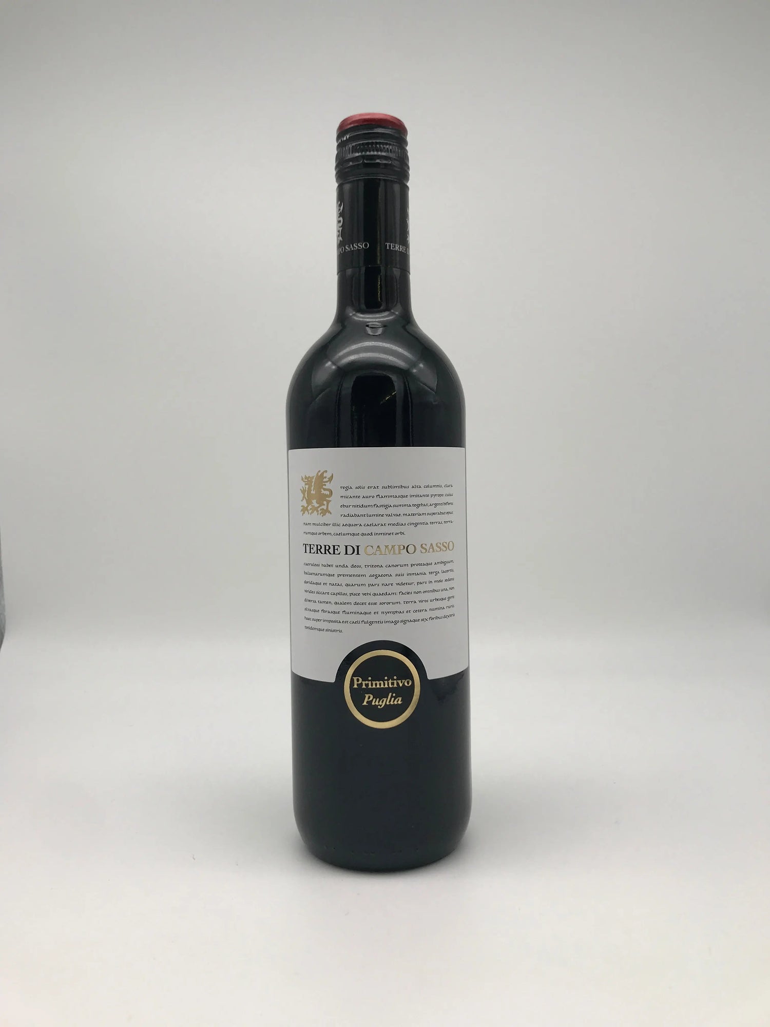 Primitivo I.G.P. Puglia, Terre di Campo Sasso, Italien, 0,75 l  Fl. Terre di Campo Sasso