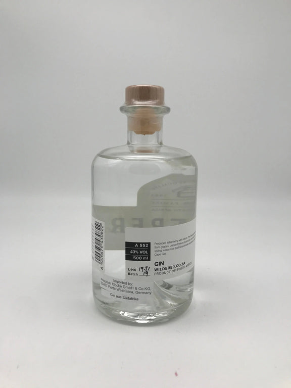 Fynbos GIN 43 % Vol. Südafrika 0,5 l Fl. Wilderer's Distillery, Paarl, SA