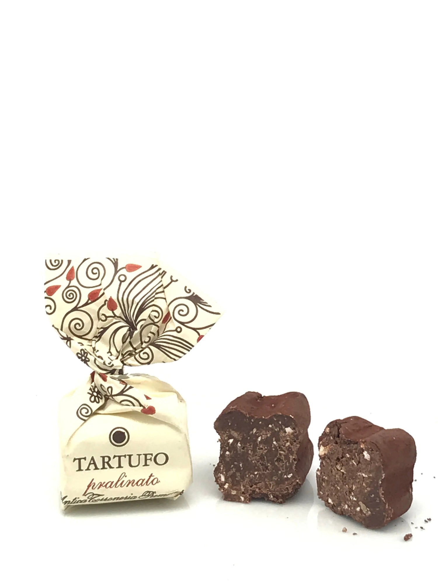 Tartufo dolce Pralinato, mit weißem Nougat, 14 g einzeln verpackt Antica Torroneria Piemontese
