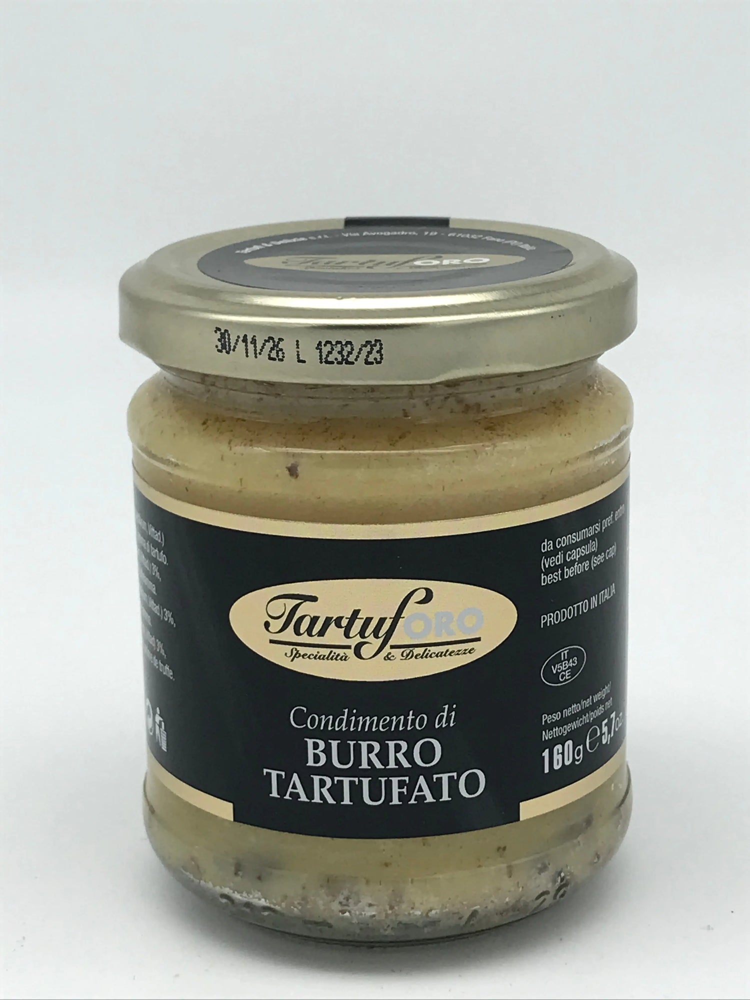 Burro Tartufato, Tartufi & Delizie, Trüffelbutter 160 g Tartufi e Delizie s.r.l.