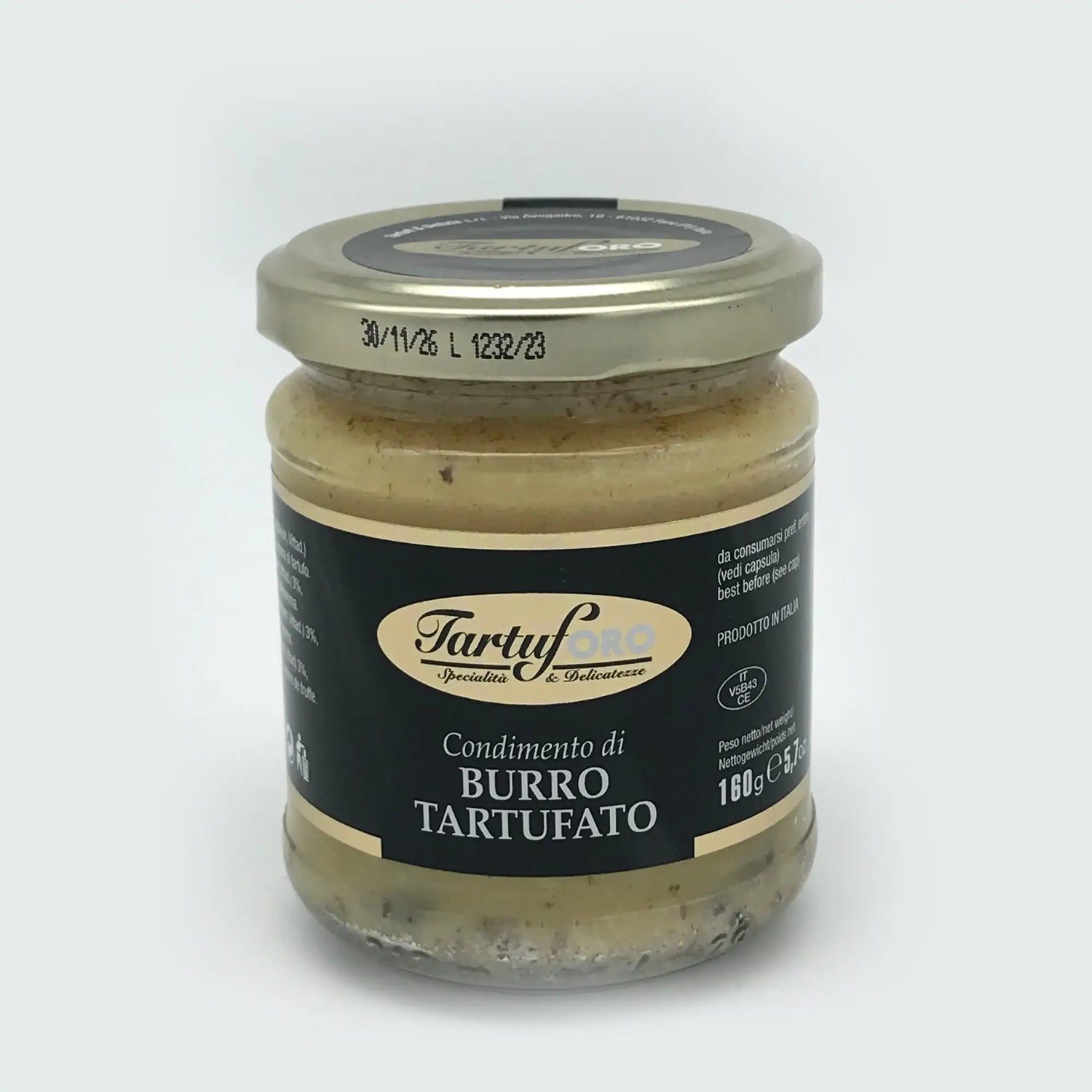 Burro Tartufato, Tartufi & Delizie, Trüffelbutter 160 g Tartufi e Delizie s.r.l.