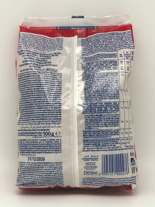 Penne Ziti Rigate 27, Pasta Grana Duro,500 g F. Divella S.p.A.