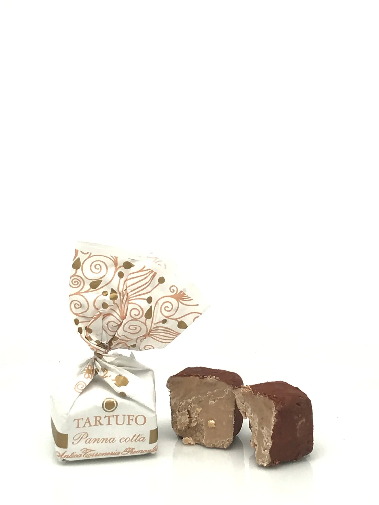 Tartufo dolce alla panna cotta, 14 g einzeln verpackt Antica Torroneria Piemontese