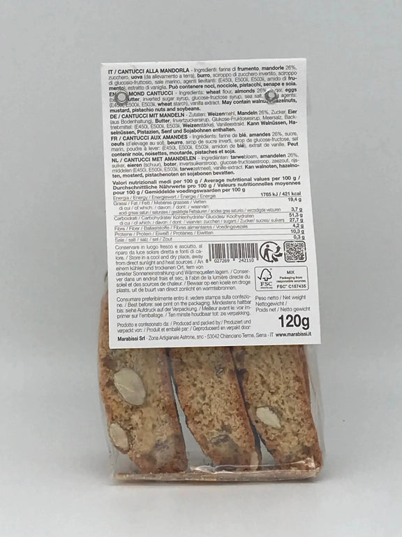 Cantucci alla Mandorla Marabissi 120g Marabissi