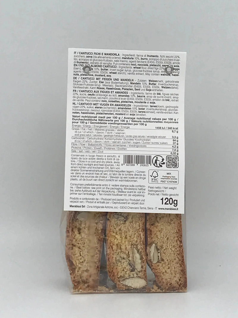 Cantucci Fichi & Mandorla Marabissi 120 g Marabissi