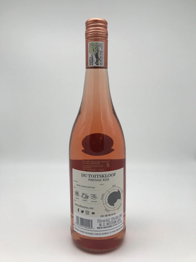Pinotage Rosé, Du Toitskloof, Südafrika, 13,0 %Vol. 0,75 l Fl. Du Toitskloof / Klocke
