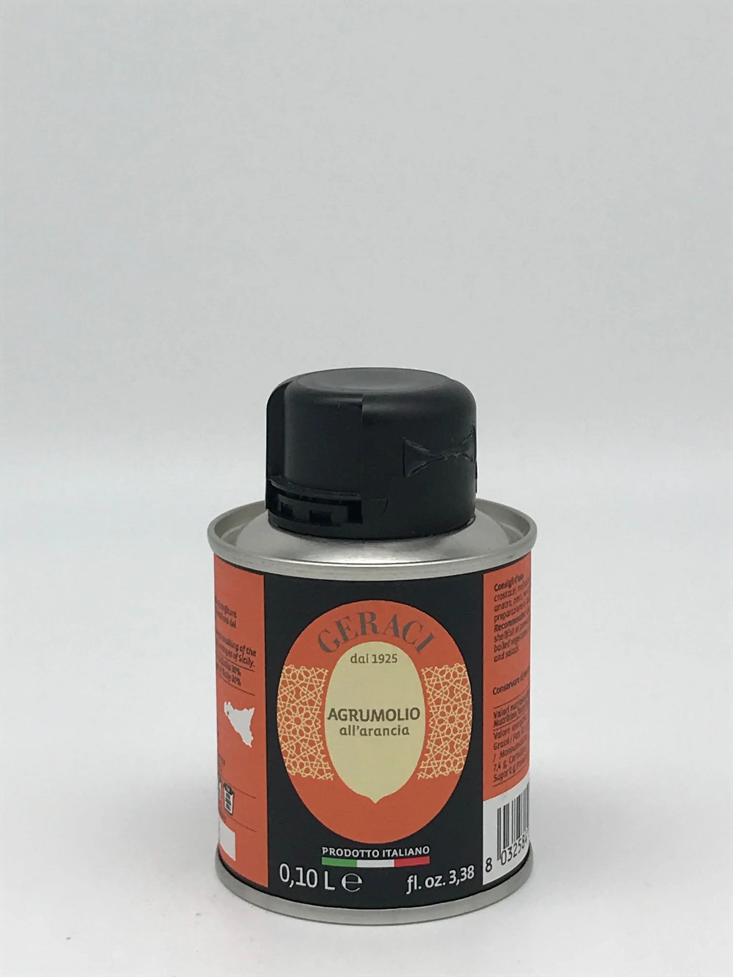 AgrumOlio – Extra Vergine Olivenöl mit natürlichem Orangenaroma 100 ml - MHD 25.05.2025 Olio Geraci Sizilien