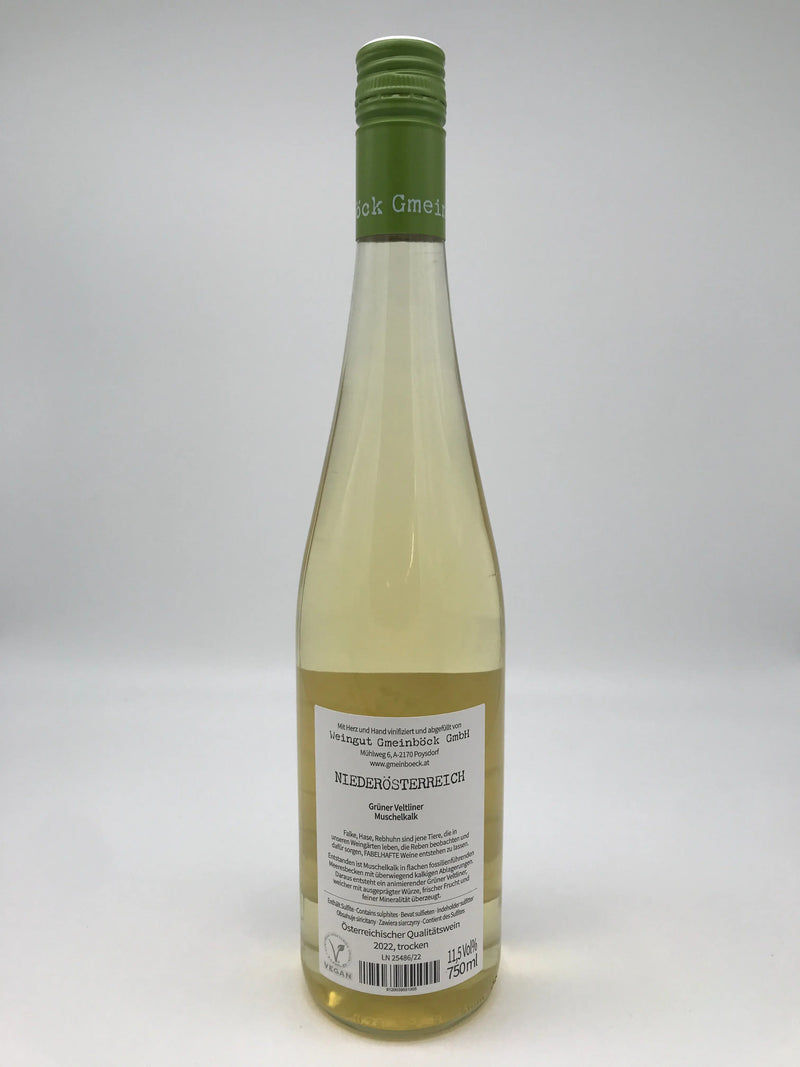 Grüner Veltliner "Muschelkalk" Gmeinböck, Österreich 0,75 l Fl. Weingut Gmeinböck GmbH