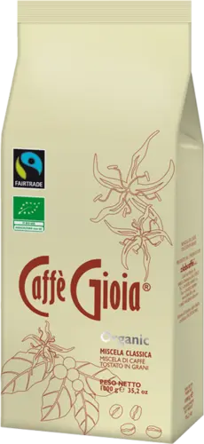 BIO Espresso Caffè Gioia, ganze Bohne, Classico 50:50, 1 kg Packung labcaffè S.r.l.
