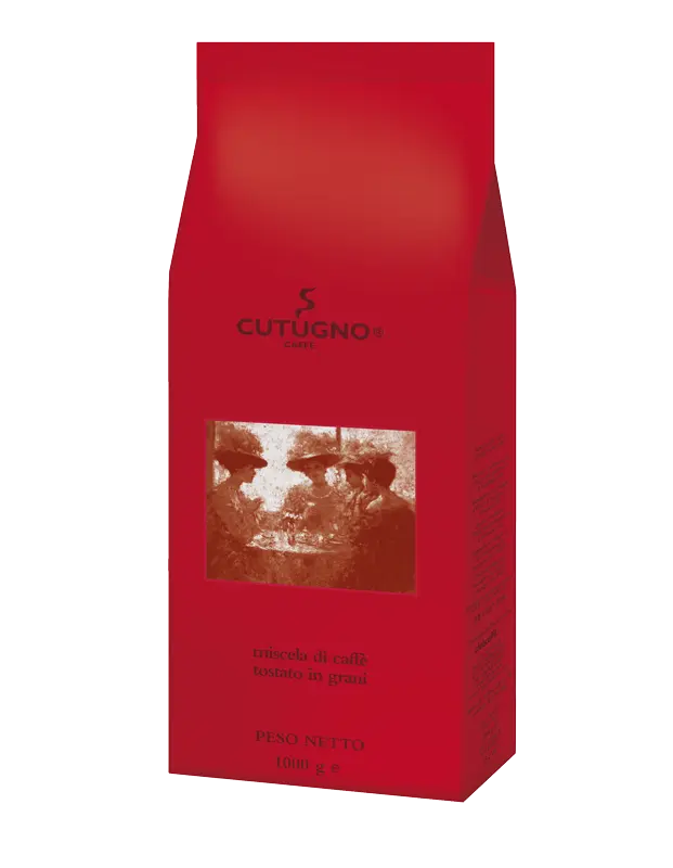 Caffè CUTUGNO Rosso, ganze Bohne, 1 kg Pack. labcaffè S.r.l.