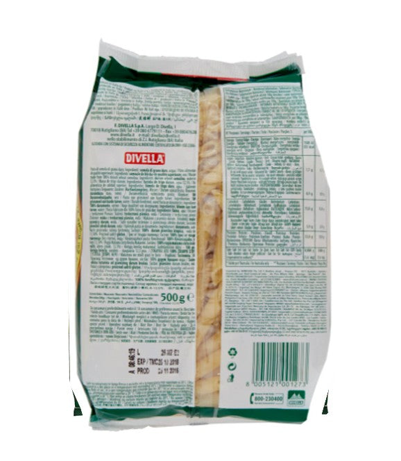Divella Penne Ziti Rigate N° 27 – Trafilata al Bronzo – 500 g Gourmedici