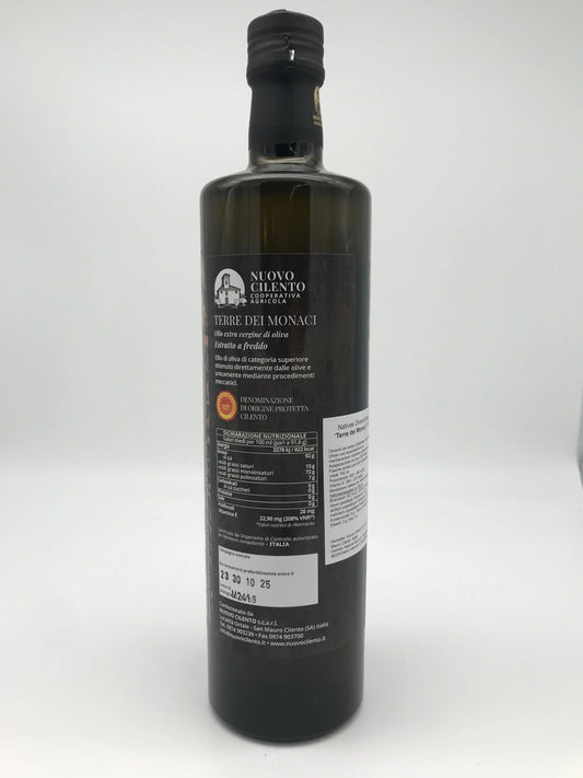 Terre dei Monaci – Natives Olivenöl extra 750 ml (DOP Cilento) Nuovo Cilento