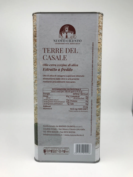 Terre del Casale – Natives Olivenöl extra 5 l Kanister Nuovo Cilento