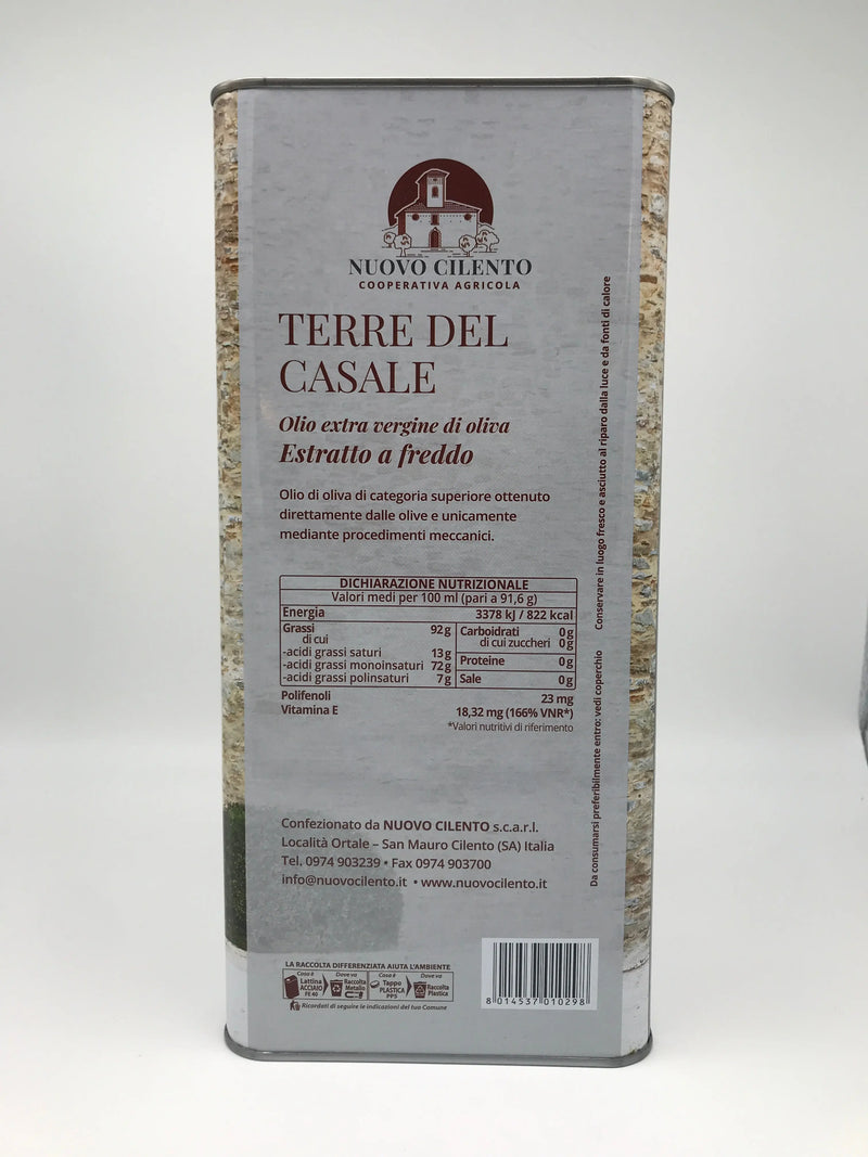 Terre del Casale – Natives Olivenöl extra 5 l Kanister Nuovo Cilento