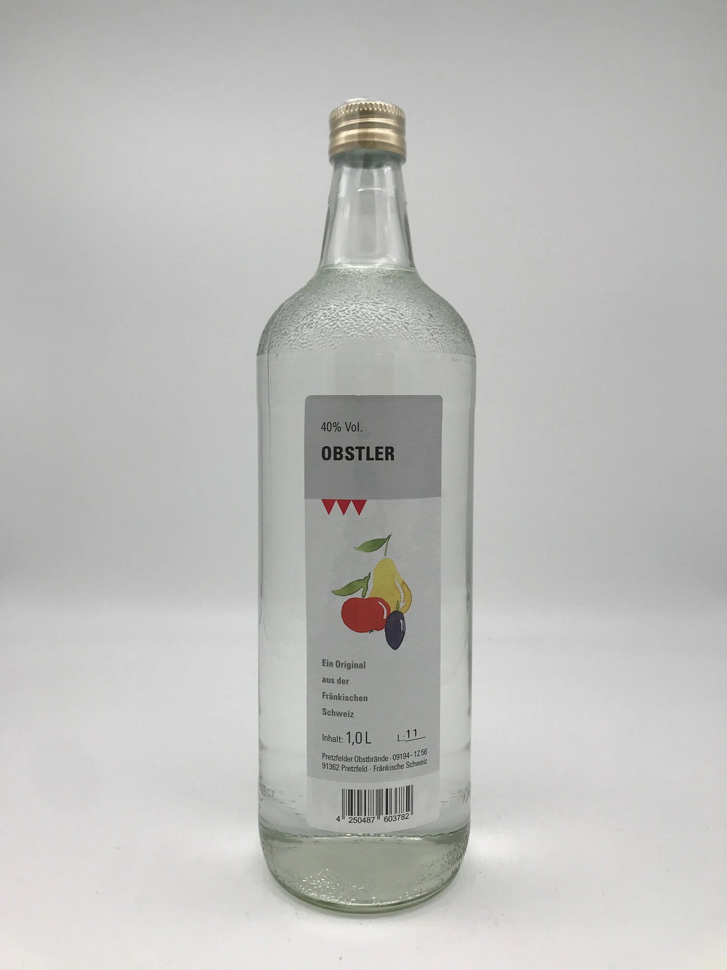 Obstler, Haas, 40% Vol., 1 l Fl. Edelbrennerei Haas, Pretzfeld