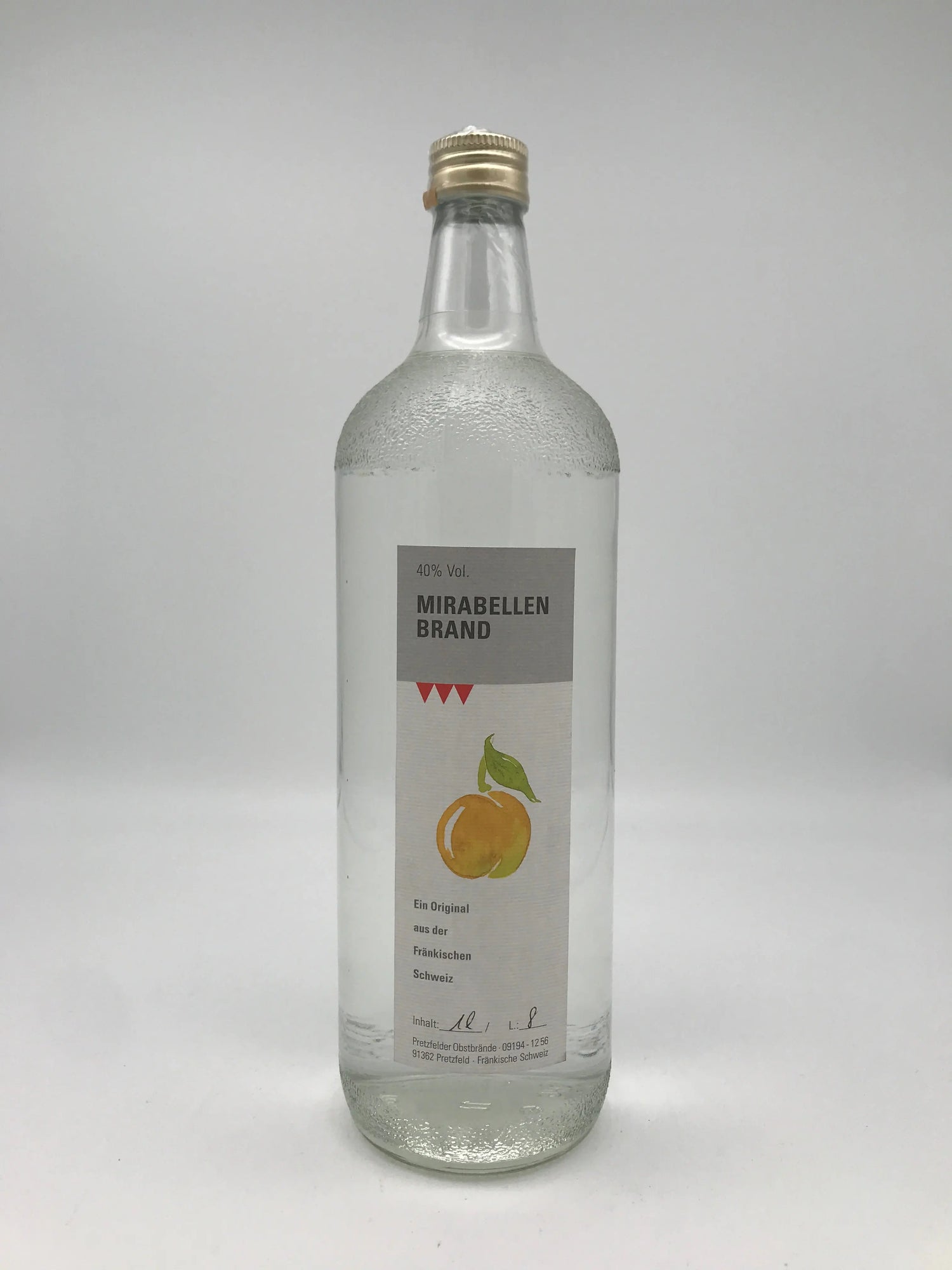 Mirabellenbrand, Haas, 40% Vol., 1 l Fl. Edelbrennerei Haas, Pretzfeld