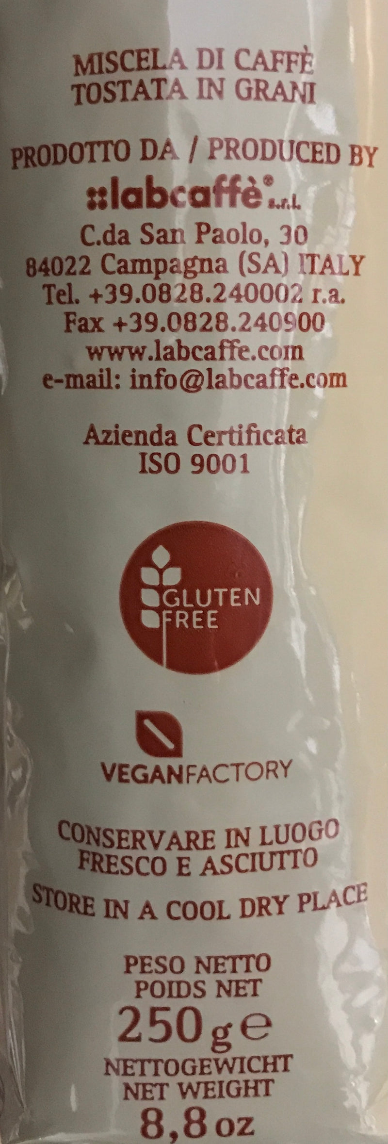 BIO Caffè Gioia – Bio Kaffeebohnen, klassische italienische Mischung – 250 g labcaffè S.r.l.
