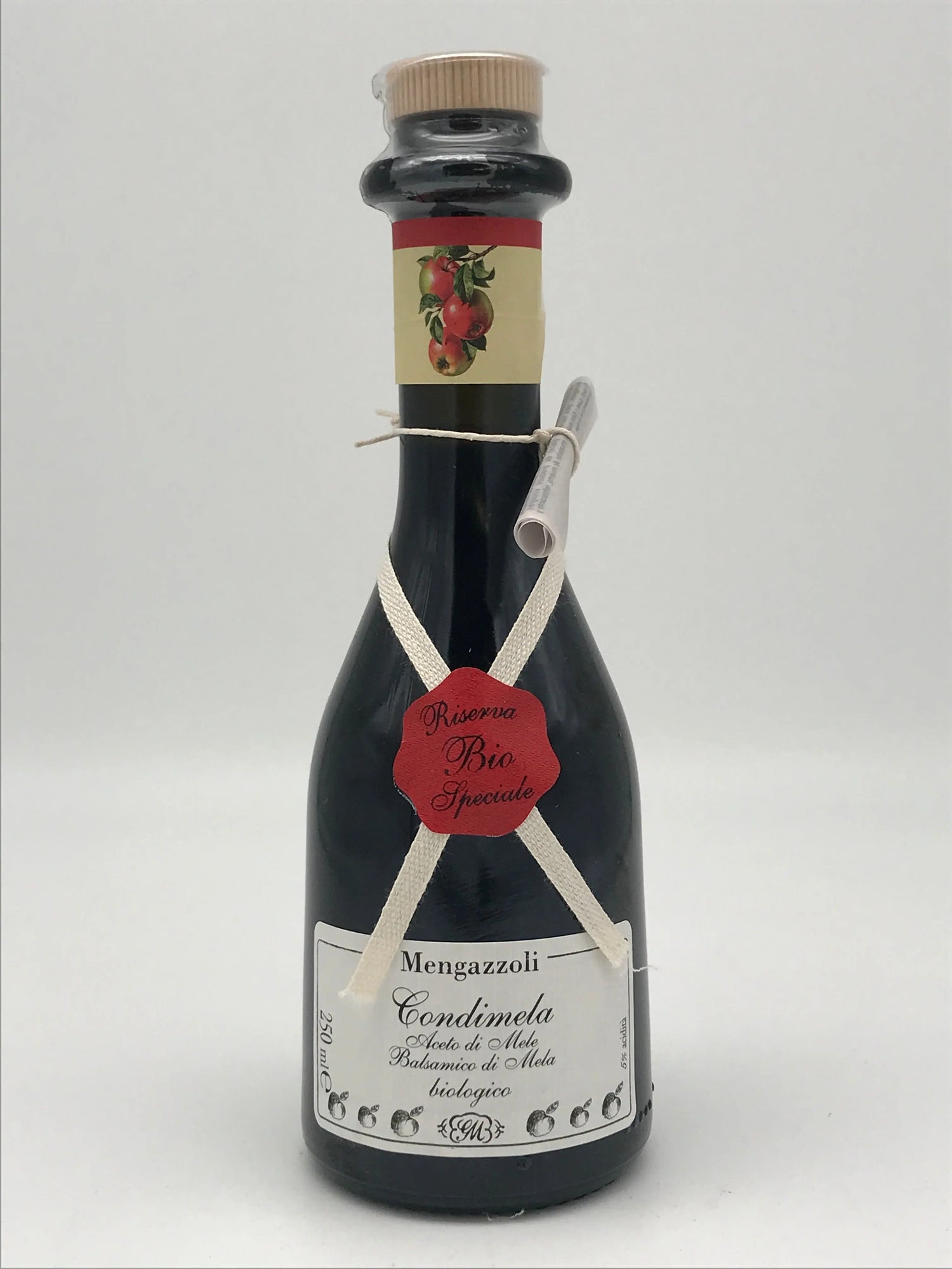 BIO Condimela - Aceto di mele - Rustica, 250 ml Flacon Mengazzoli