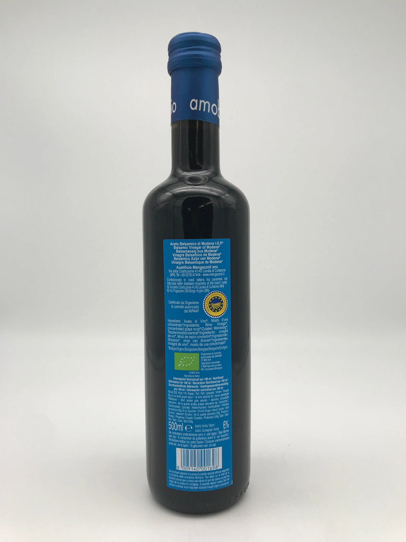 BIO Aceto Balsamico di Modena I.G.P. biologico, 0,5l Flasche Mengazzoli