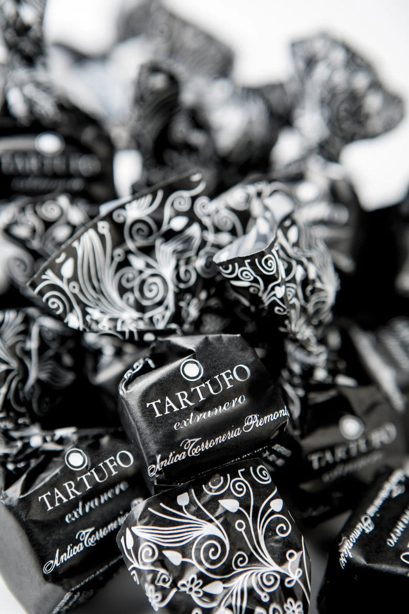 Tartufo dolce Extranero, dunkle Schokolade, 14 g einzeln verpackt Antica Torroneria Piemontese