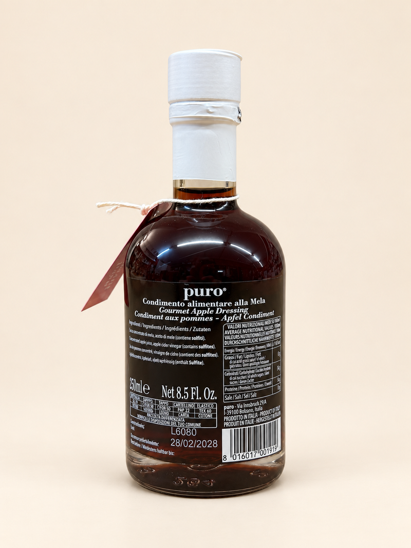 Puro Mela – Antico Condimento mit Apfel, in Barriques gereift – 250 ml Gourmedici