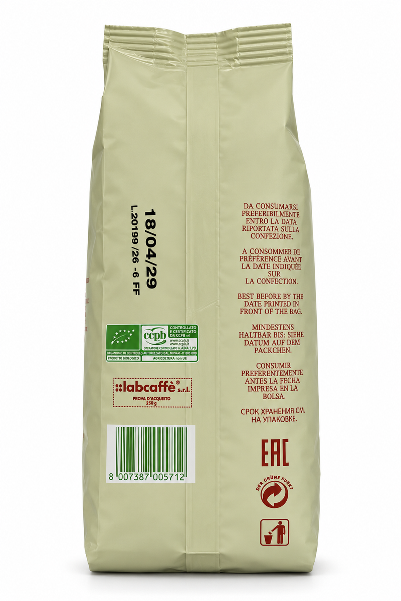 Caffè Gioia Organic – Bio Kaffeebohnen, klassische italienische Mischung – 250 g Gourmedici