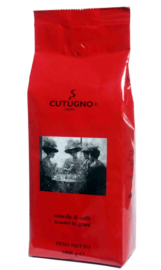 Caffè CUTUGNO Rosso, ganze Bohne, 1 kg Pack. labcaffè S.r.l.
