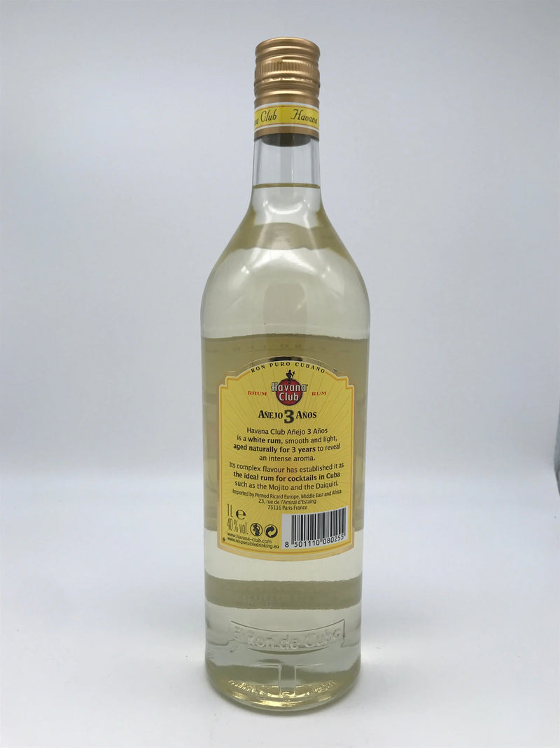 Havana Club Weisser Rum, 3 Jahre, 40 %Vol., 0,7 l Fl. Havana Club International SA, Cuba