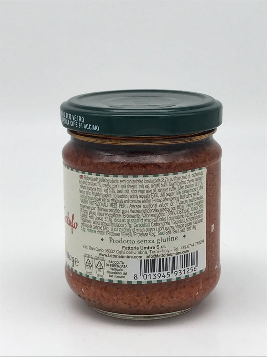 Pesto Rosso con tartufo, 180 g Glas, Fattorie Umbre Fattorie Umbre s.r.l.