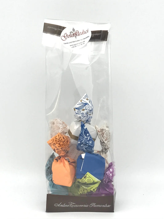 Tartufi Dolci – gemischte Trüffelpralinen im Geschenkbeutel, 110 g Antica Torroneria Piemontese