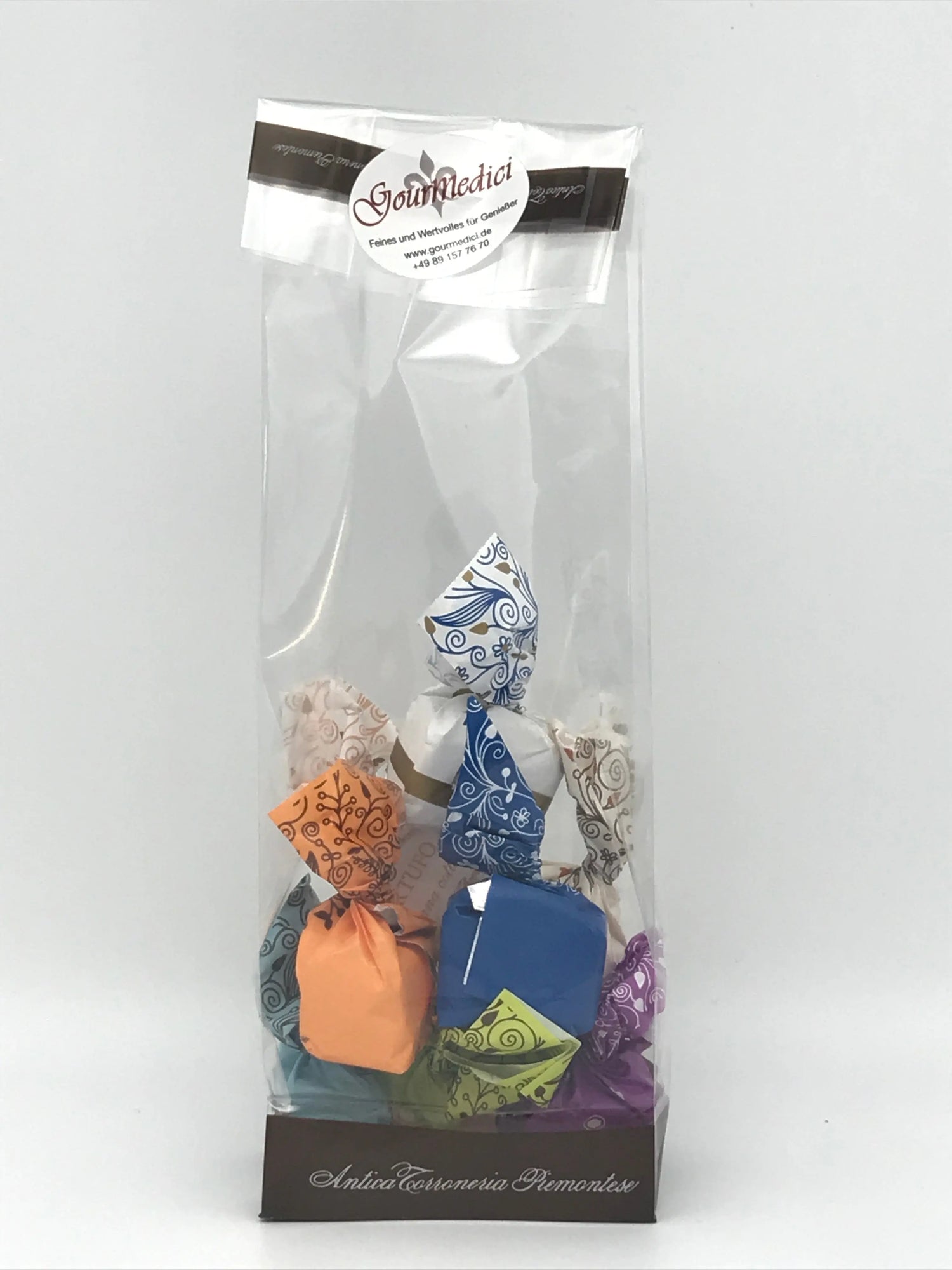 Tartufi Dolci – gemischte Trüffelpralinen im Geschenkbeutel, 110 g Antica Torroneria Piemontese