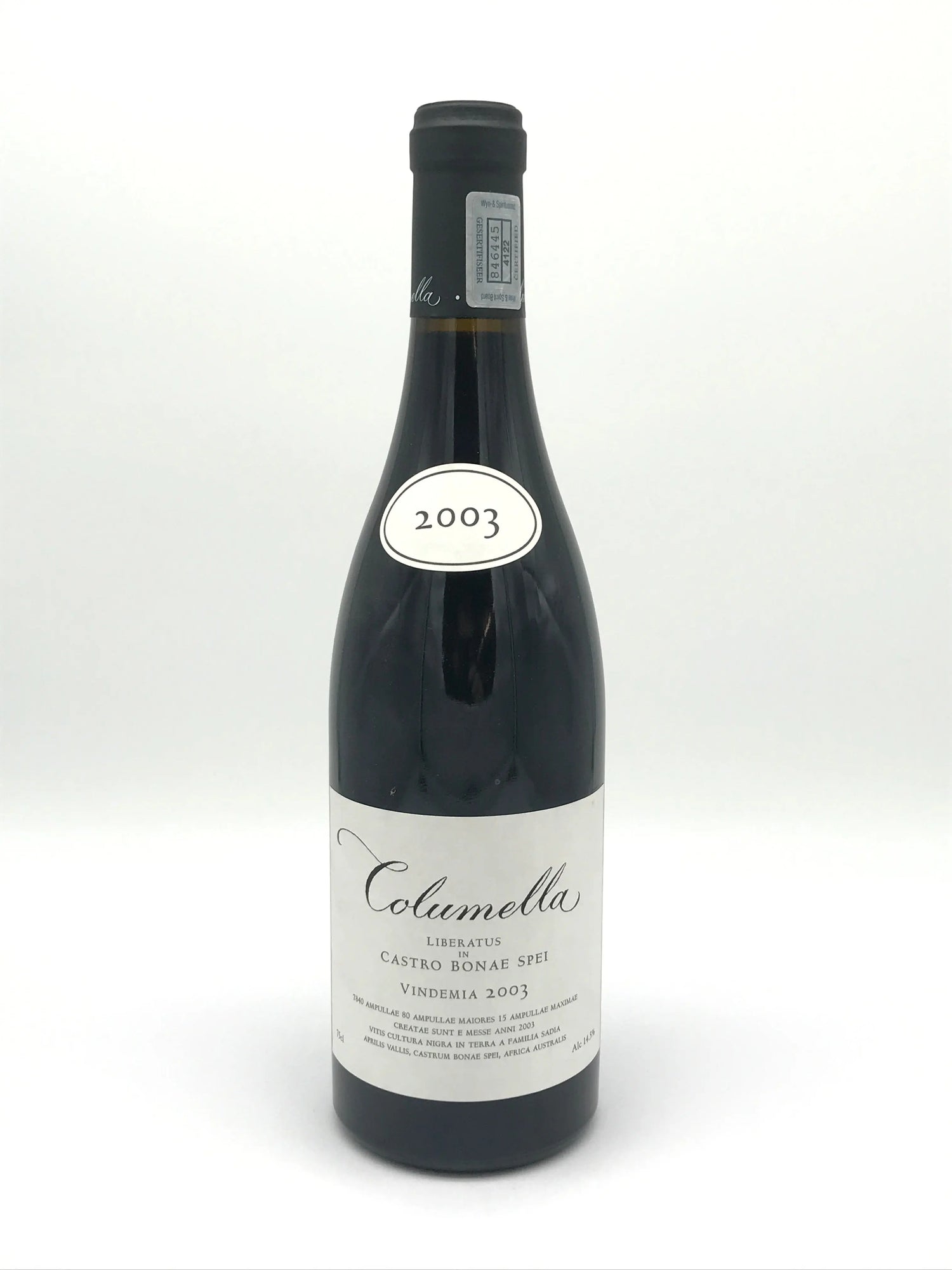 Columella 2003, The Sadie Family, Südafrika, 0,75 l Fl. Kellerei Sadie