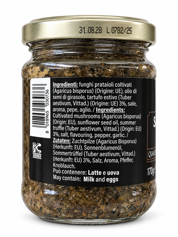Salsa Tartufata, Tartufi & Delizie, Trüffelsauce 170 g Tartufi e Delizie s.r.l.