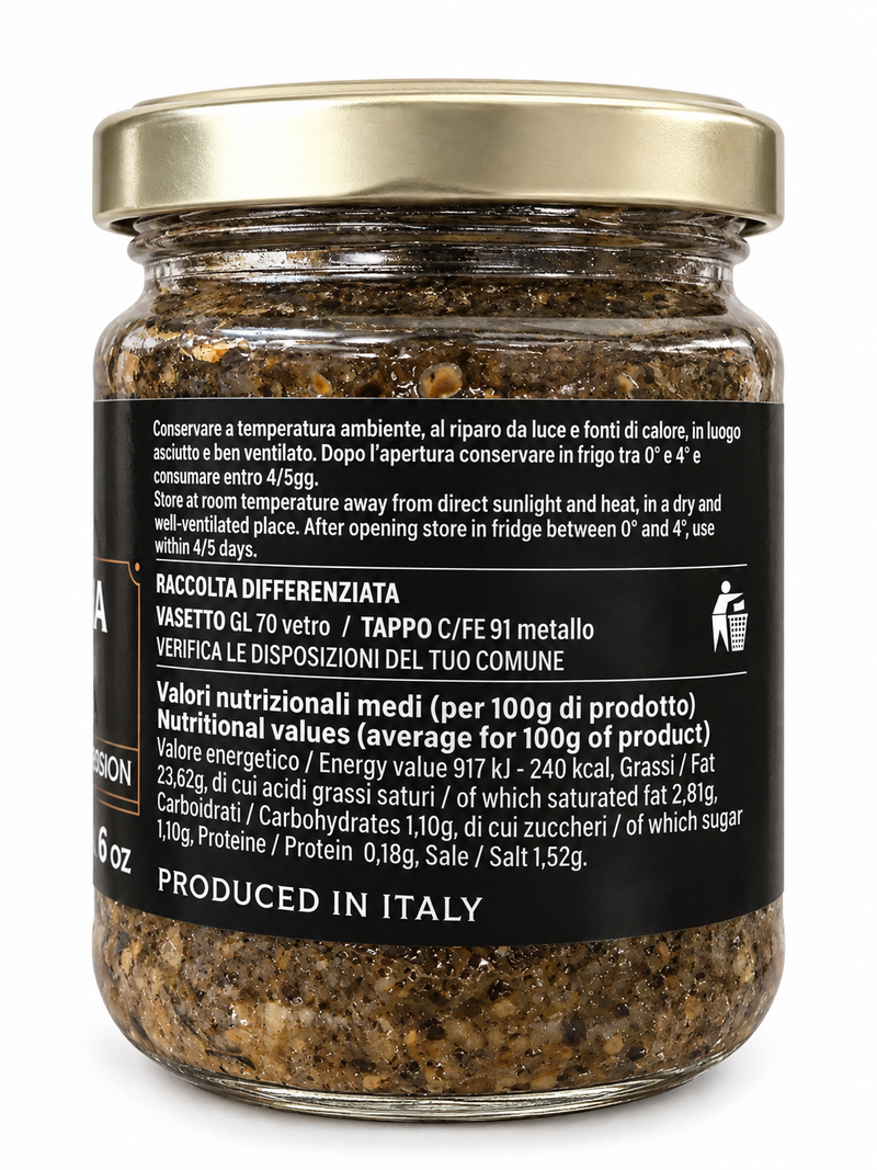 Salsa Tartufata, Tartufi & Delizie, Trüffelsauce 170 g Tartufi e Delizie s.r.l.