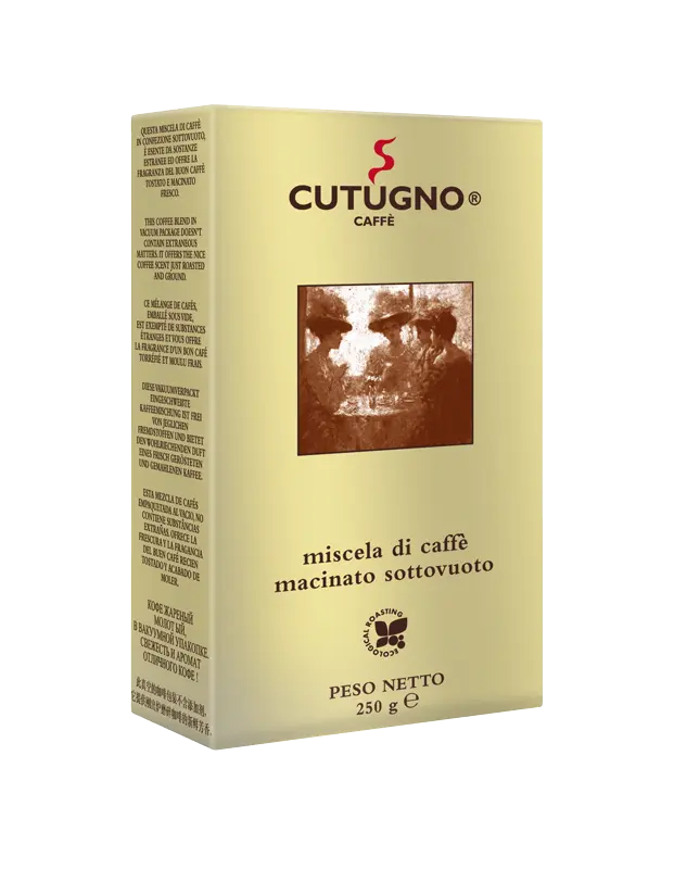 Caffè CUTUGNO Oro, gemahlen, 250 g Pack. labcaffè S.r.l.