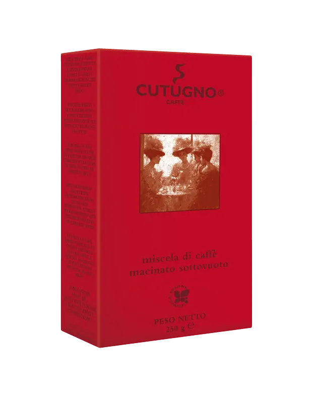 Caffè CUTUGNO Rosso, gemahlen, 250 g Pack. labcaffè S.r.l.